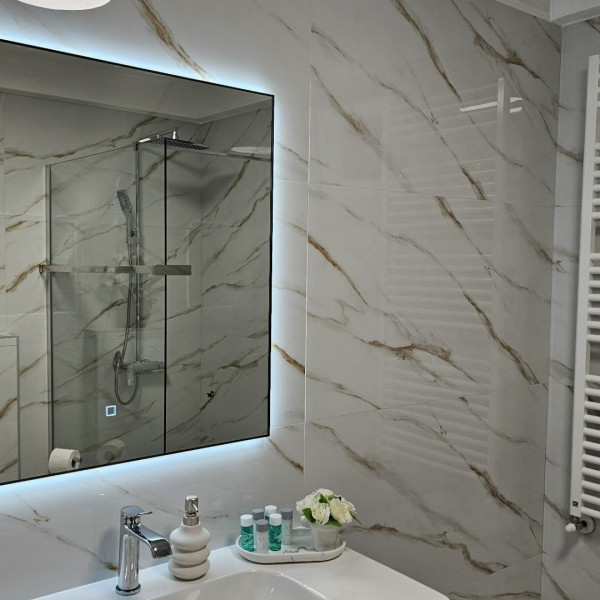 Bad, Apartmani Rita , Ferienwohnungen Rita Novigrad Cittanova