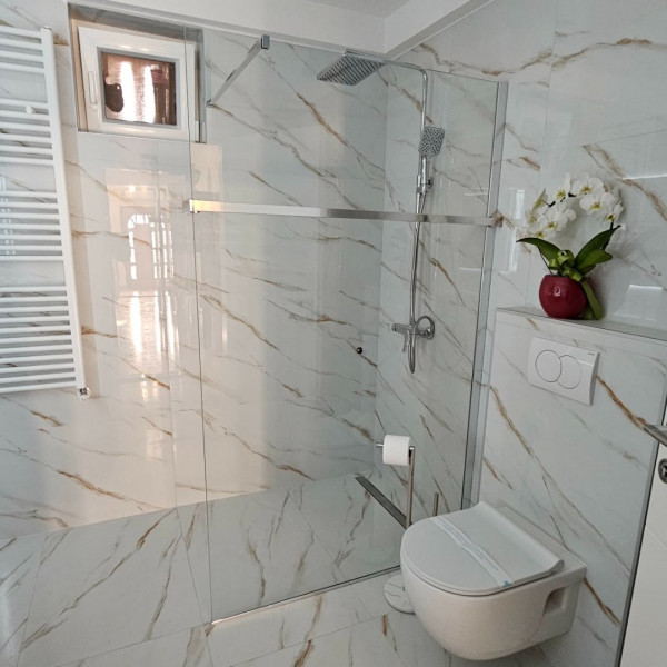 Bad, Apartmani Rita , Ferienwohnungen Rita Novigrad Cittanova