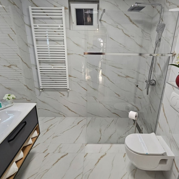 Bad, Apartmani Rita , Ferienwohnungen Rita Novigrad Cittanova