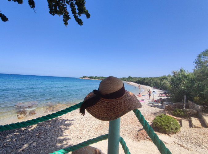 Strand, Ferienwohnungen Rita Novigrad Cittanova